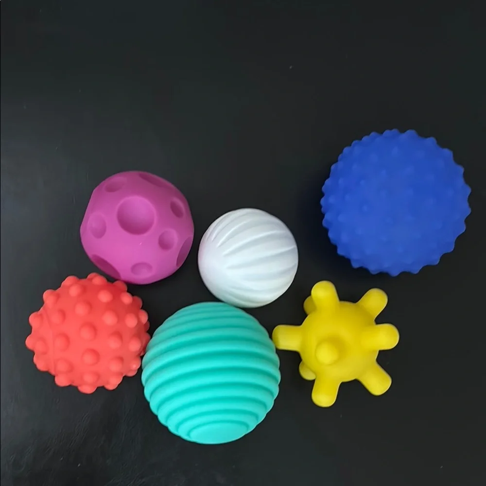 Sensory Textured Balls Set Bright Colors Bundle Free Item